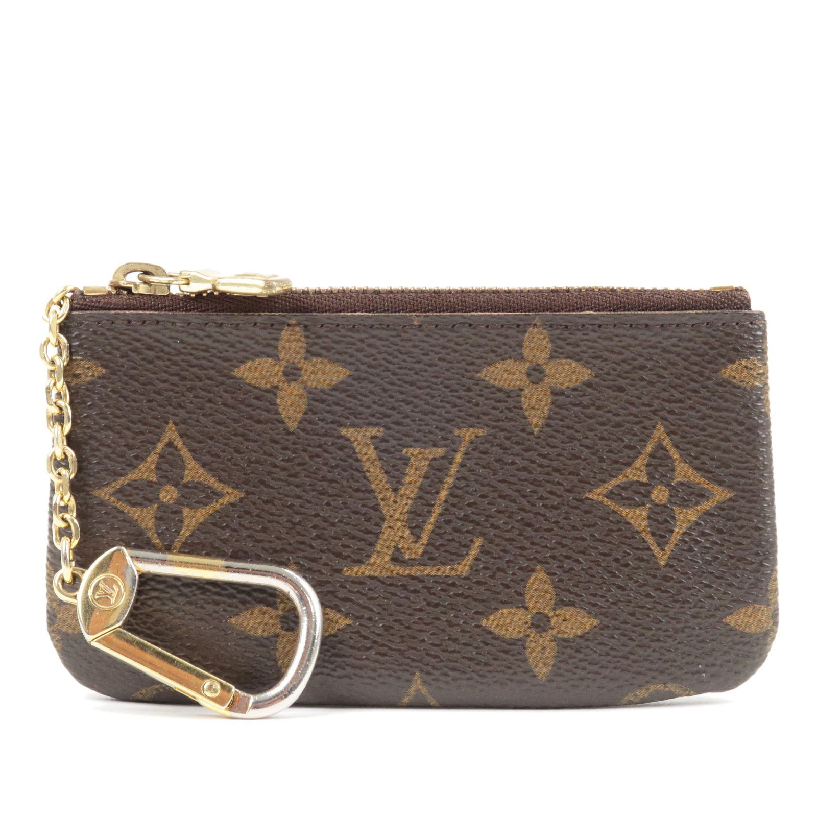 Louis Vuitton Blue Epi Leather Key Pouch Pochette Cles Keychain