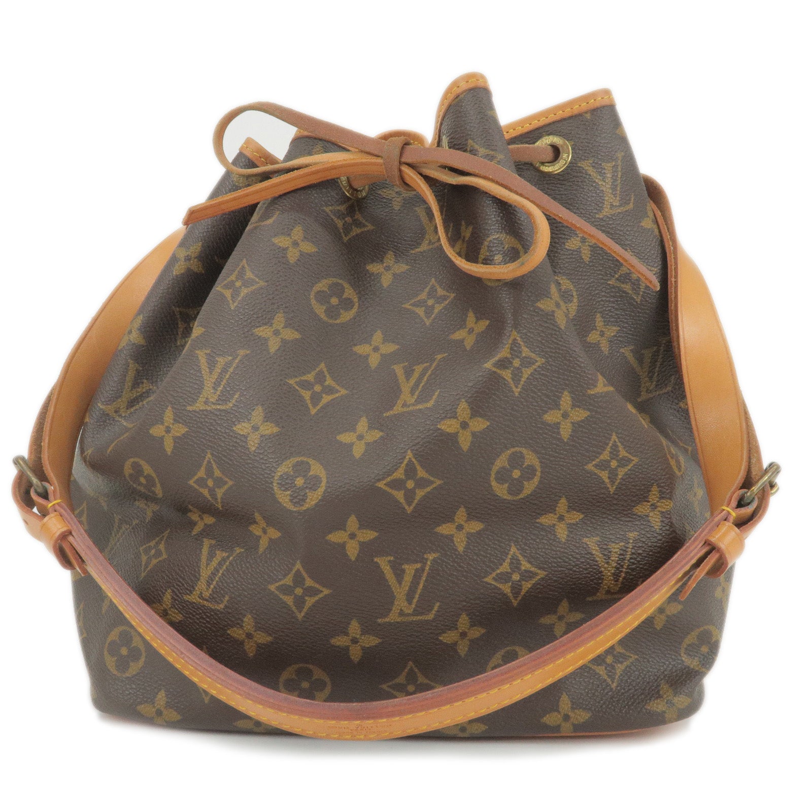 LOUIS VUITTON Ebene Mini Lin Speedy 30 Bandouliere Satchel Bag