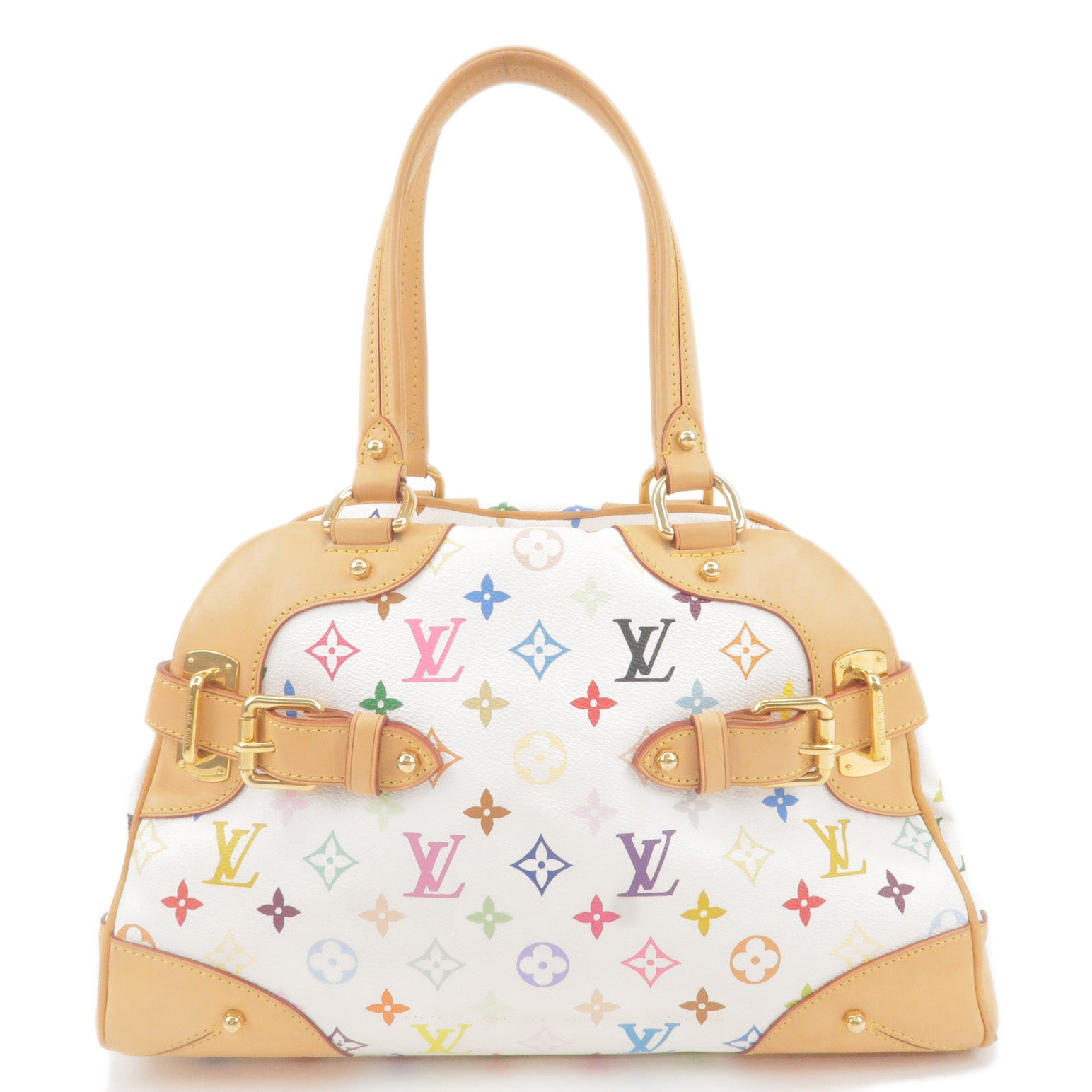 Keepall leather travel bag Louis Vuitton Multicolour in Leather