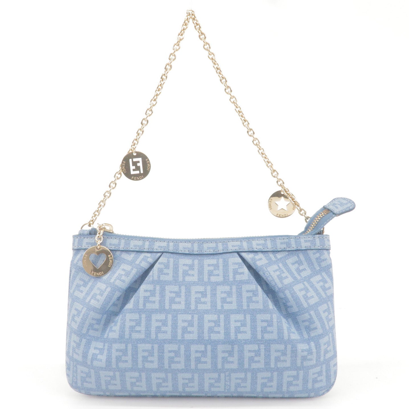 Fendi Baguette Pouch in Blue