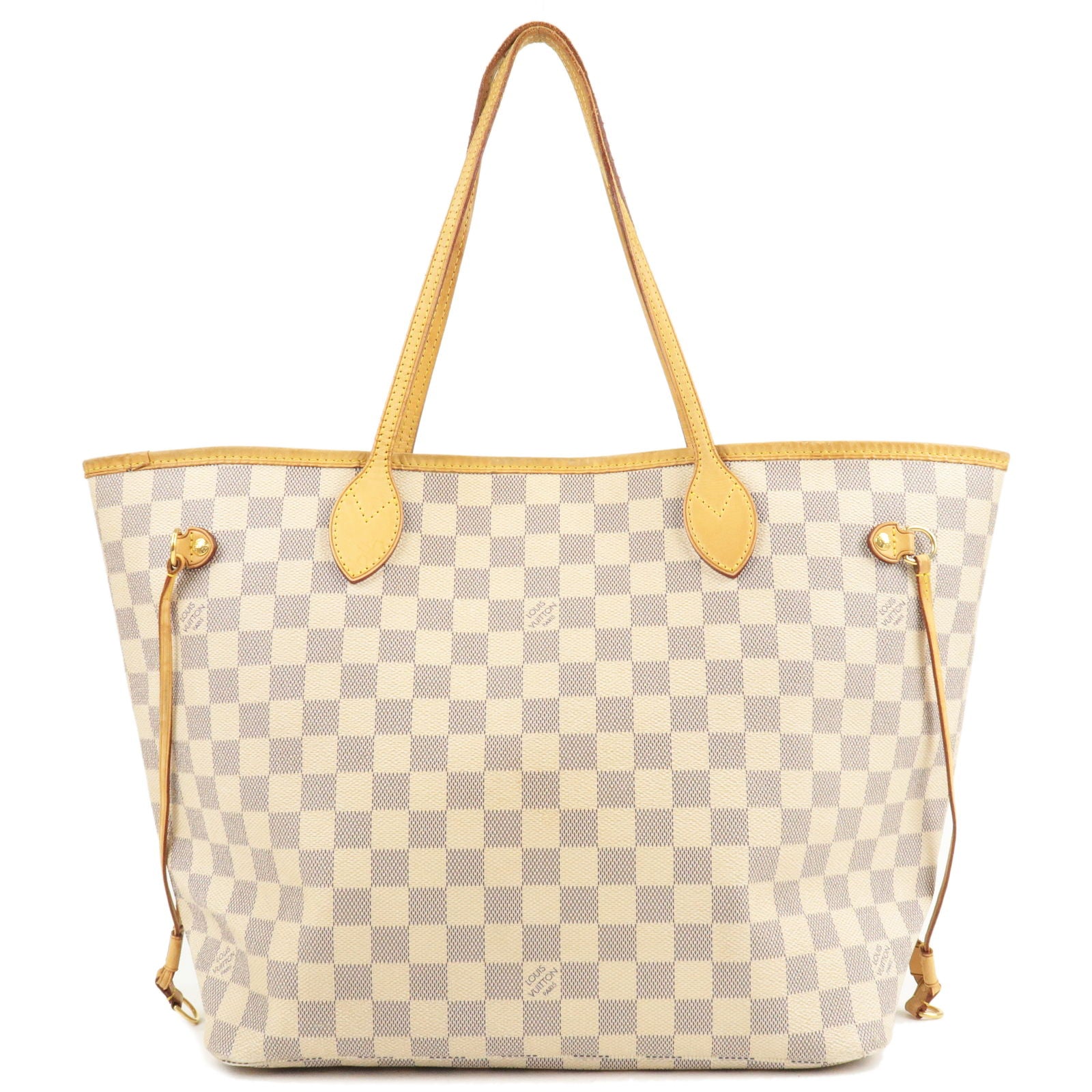 Louis Vuitton Neverfull GM Monogram Canvas Tote Bag with yellow interior