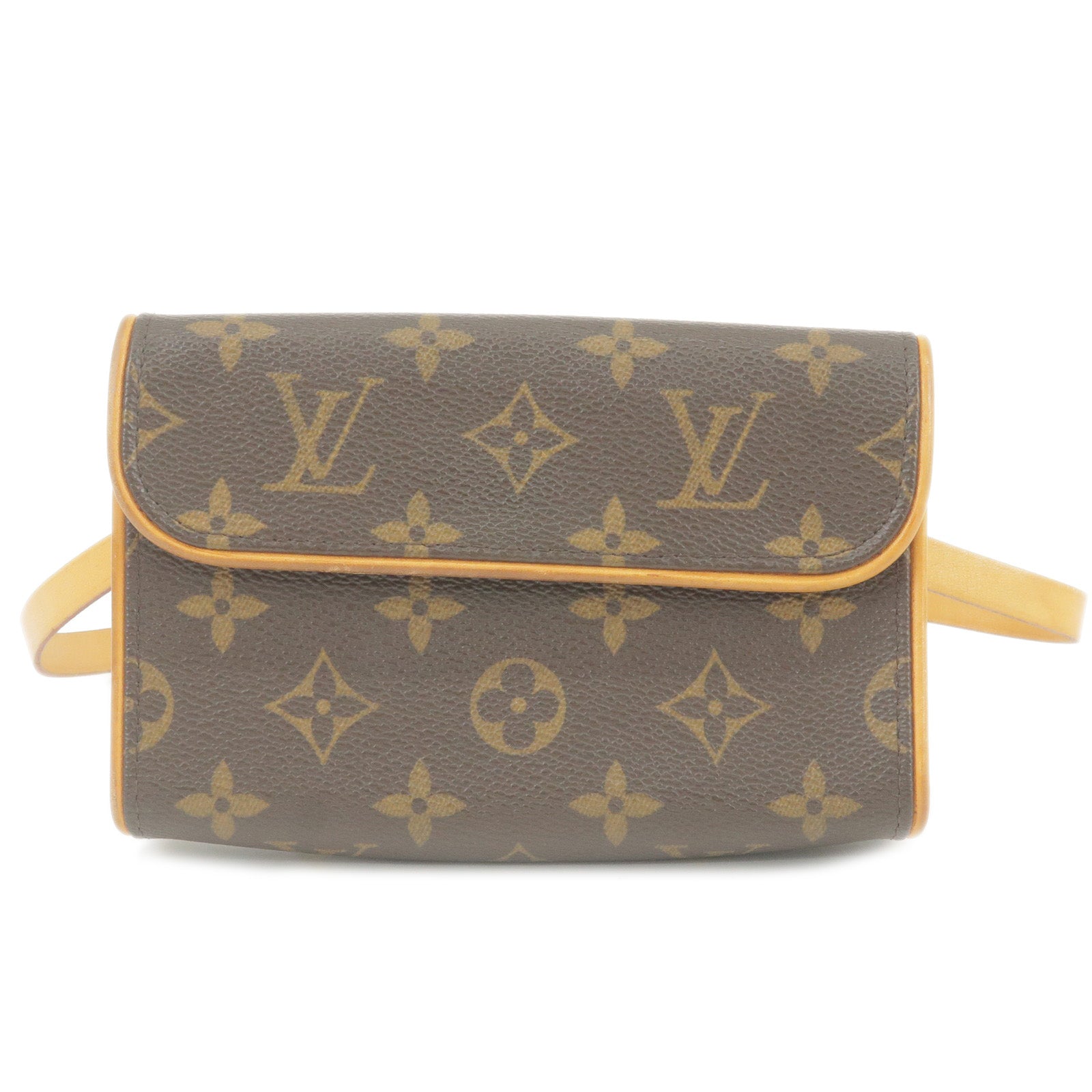 Bum bag / sac ceinture leather clutch bag Louis Vuitton Brown in