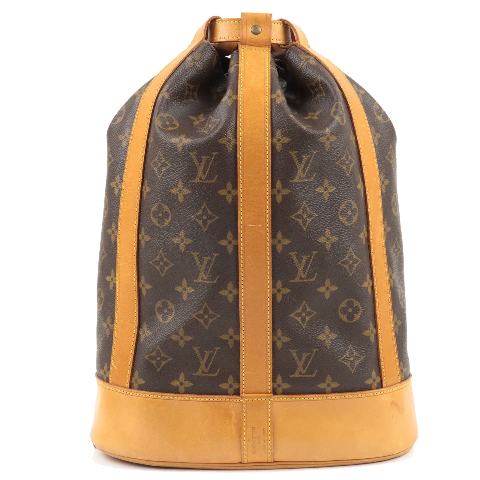 Louis Vuitton Monogram Carry All Hand Bag Boston Bag M40074