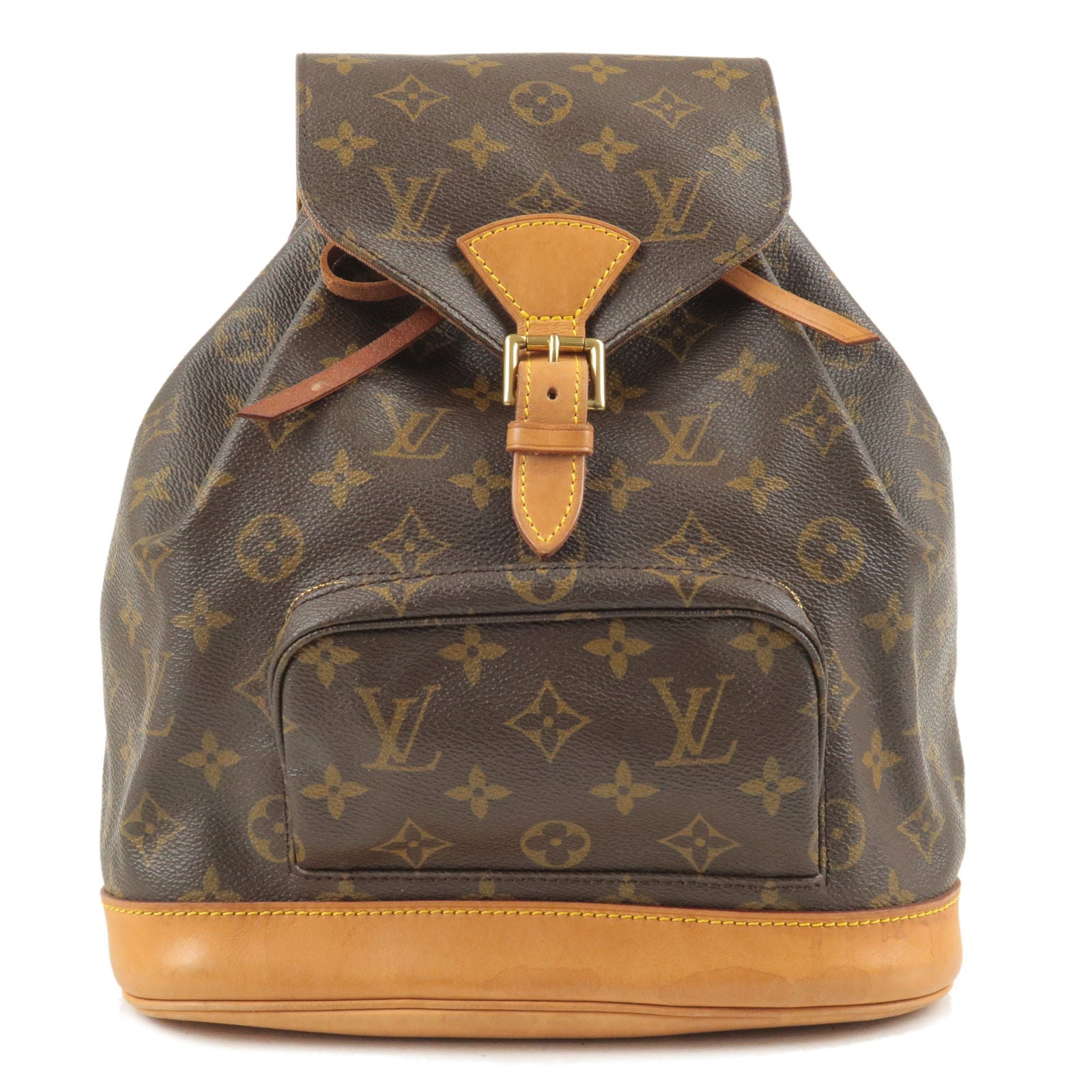 Monogram - MM - Montsouris - Bag - Louis - Back - Sac de voyage Louis  Vuitton America's Cup en toile bleue et cuir noir - M51136 – Pre Owned Louis  Vuitton Handbags Lv Pre Owned Bags - Pack - Vuitton