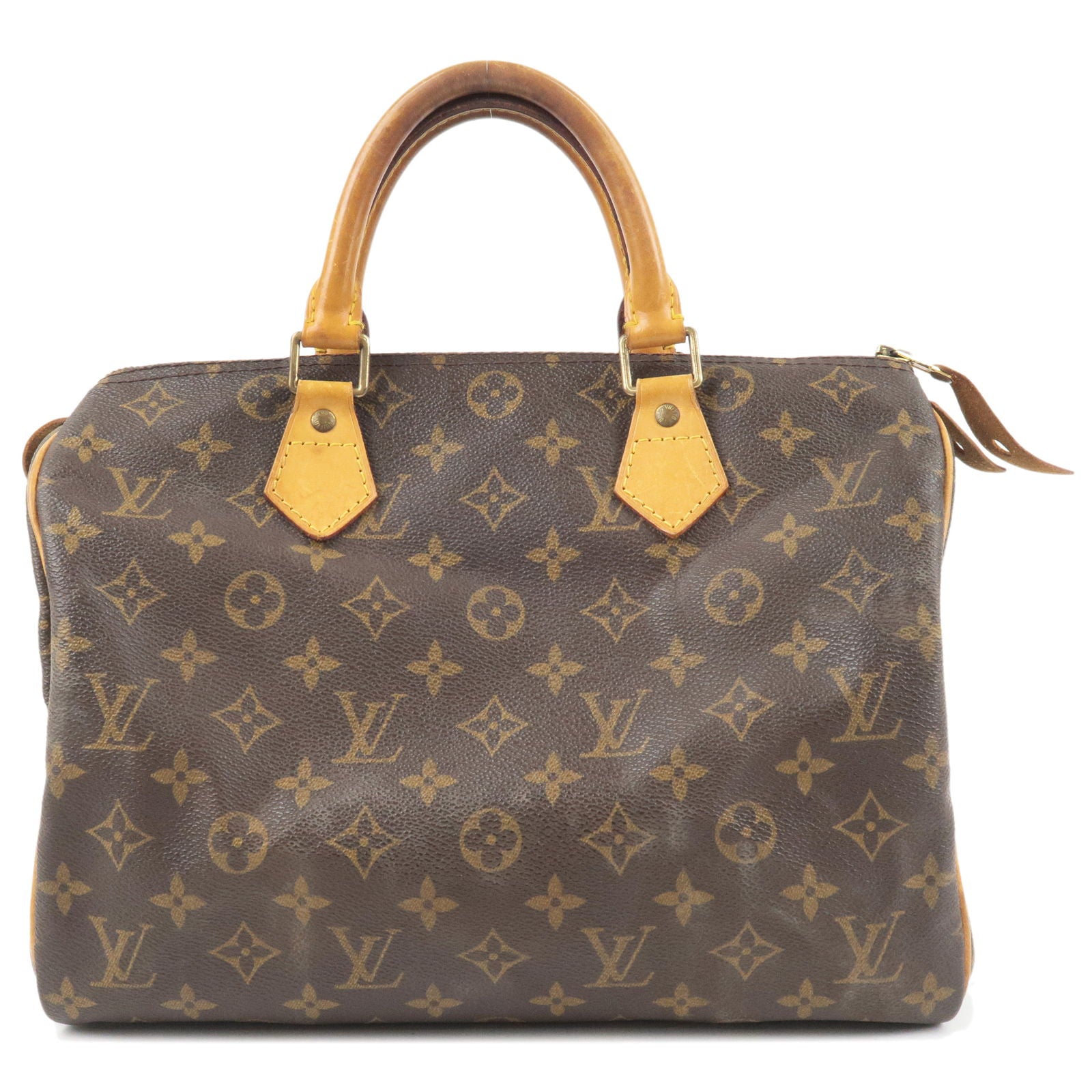 100% Authentic Louis Vuitton Vintage Monogram Speedy 30 Bag Hand Purse  Boston leather tote, satchel