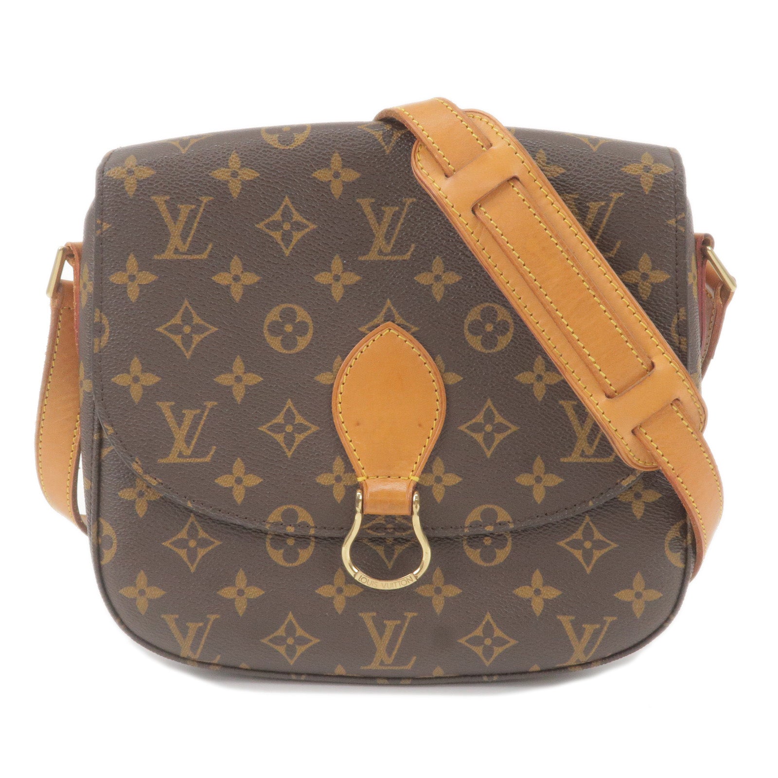 Louis Vuitton Monogram Saint Cloud GM Shoulder Cross Body Bag M51242