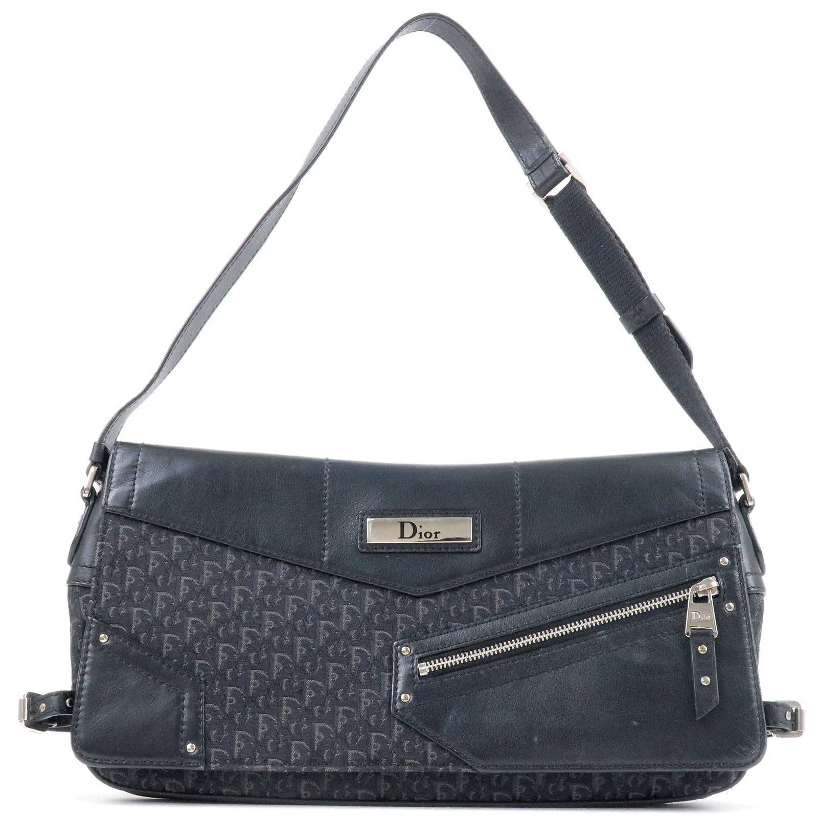 Eleanor Leather Crossbody Bag in Black - Tory Burch