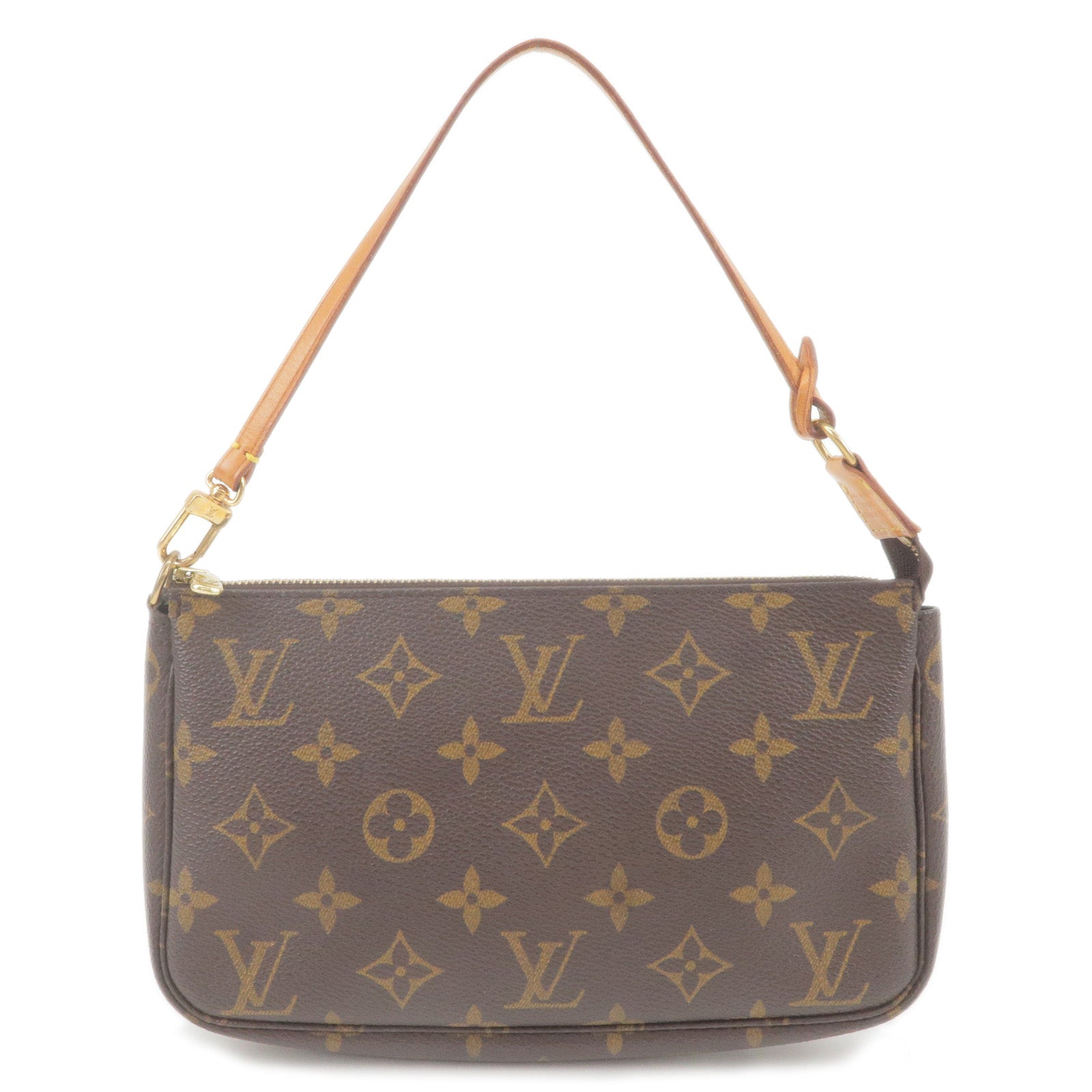 Louis Vuitton Black & Blue Monogram Canvas Mini Pochette Accessoires - Handbag | Pre-owned & Certified | used Second Hand | Unisex