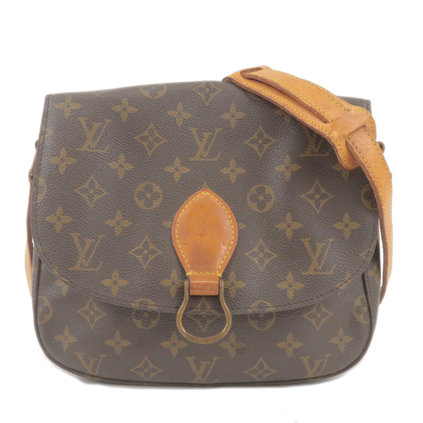 Louis Vuitton Monogram Canvas SAINT CLOUD Shoulder Bag