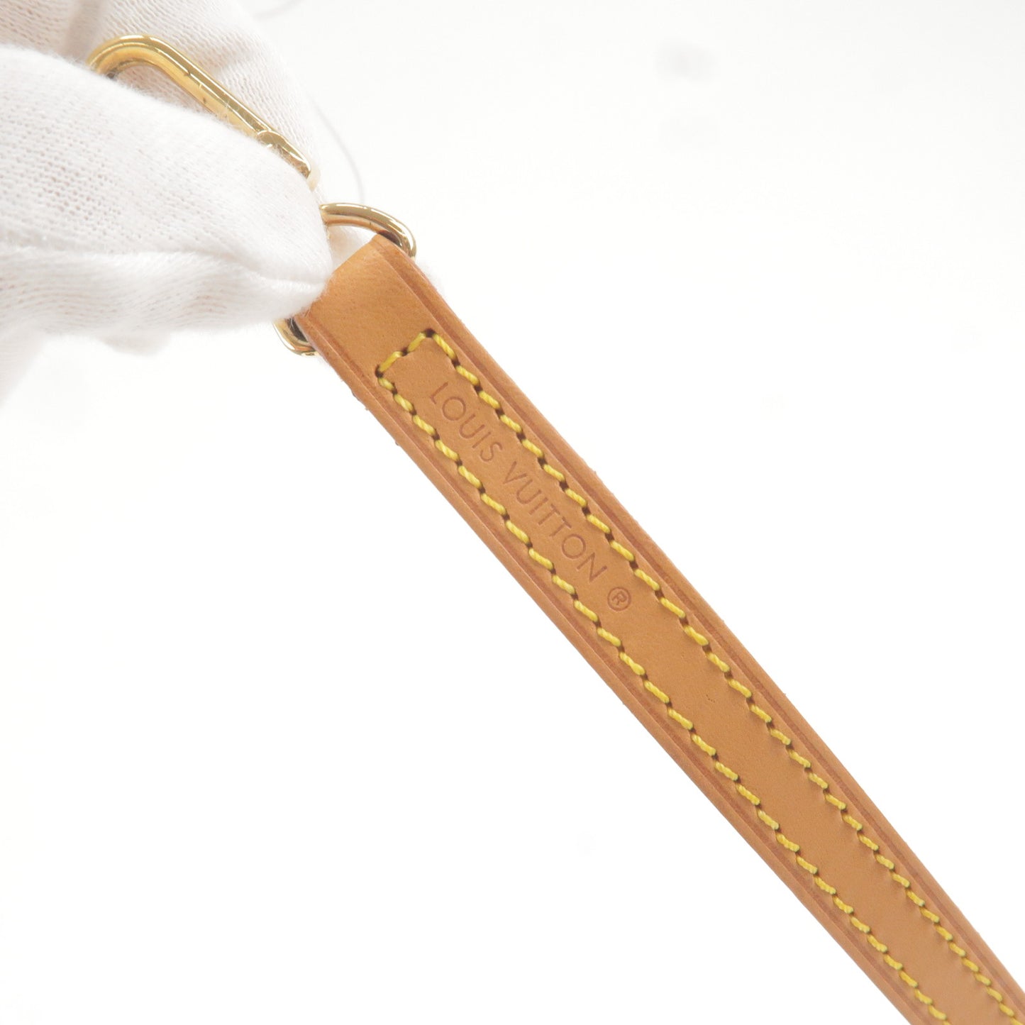 Louis Vuitton Leather Shoulder Strap Non-Adjustable 120cm J00145