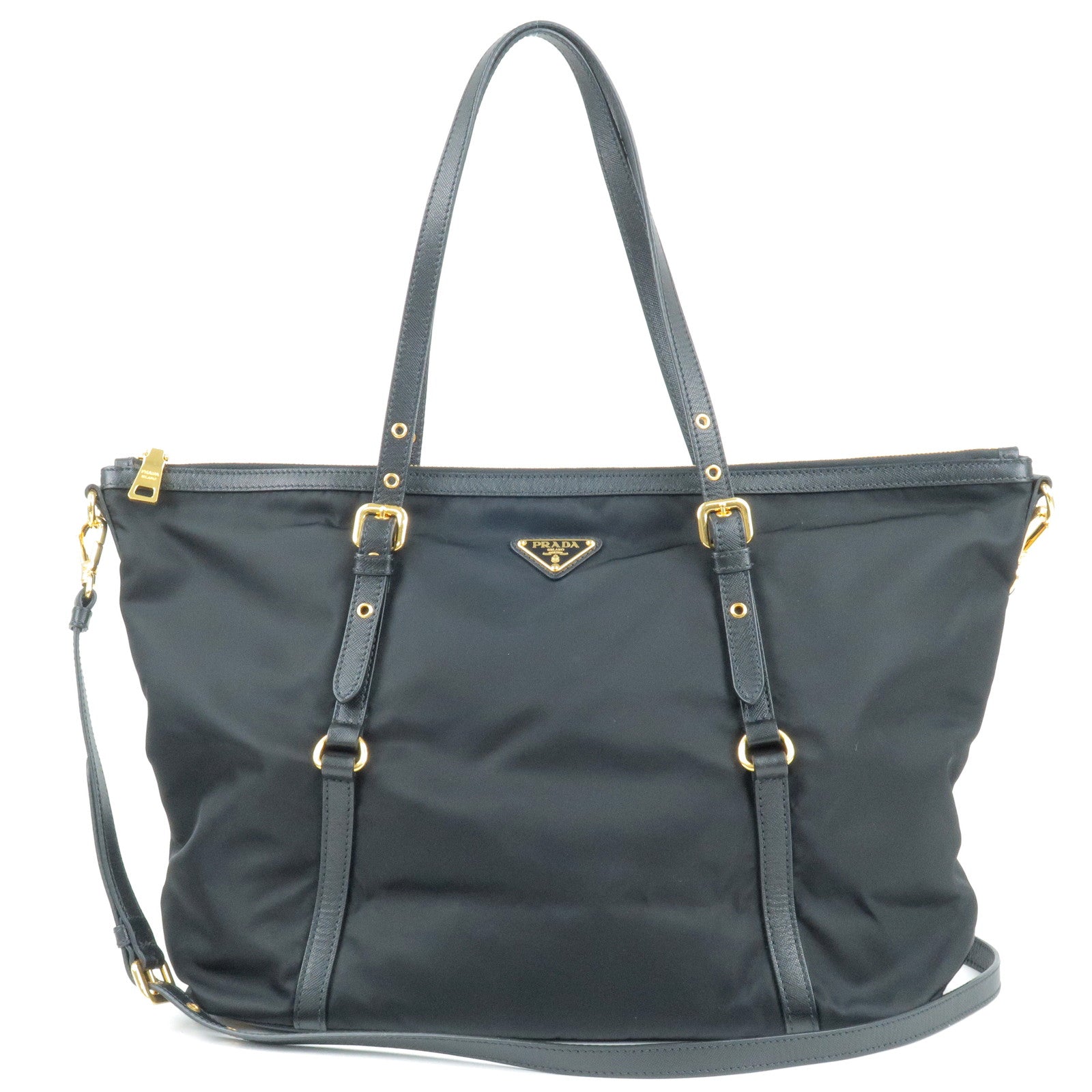 Prada Re-nylon Tote Bag in Black