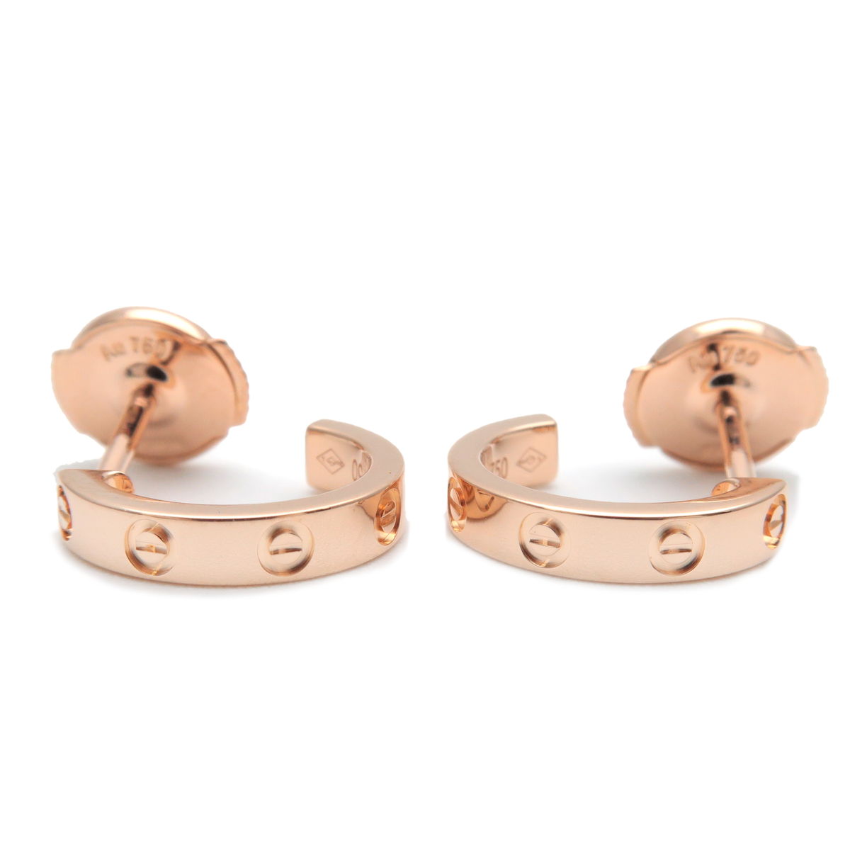 Cartier-Mini-Love-Earrings-K18-PG-750PG-Rose-Gold – São Tomé