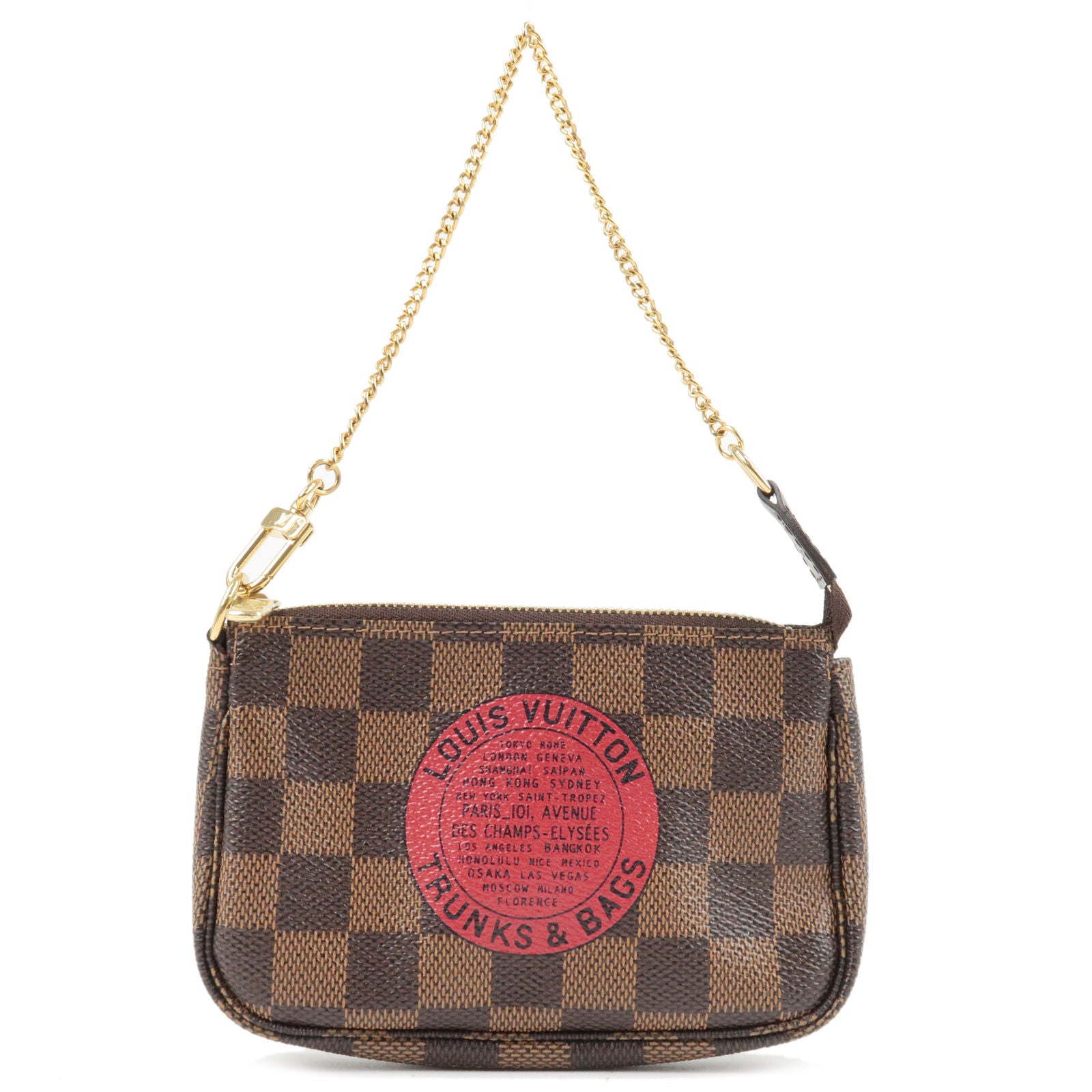 Louis Vuitton Damier Azur Mini Pochette Accessoires Pouch Free