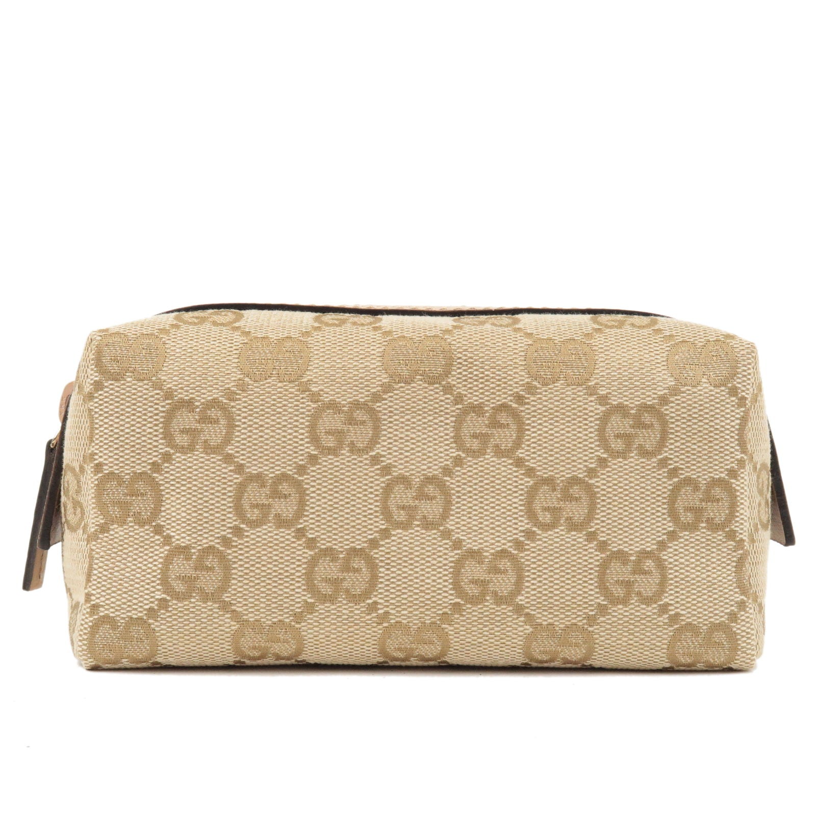 Gucci Beige/Pink GG Canvas Cosmetic Pouch Gucci