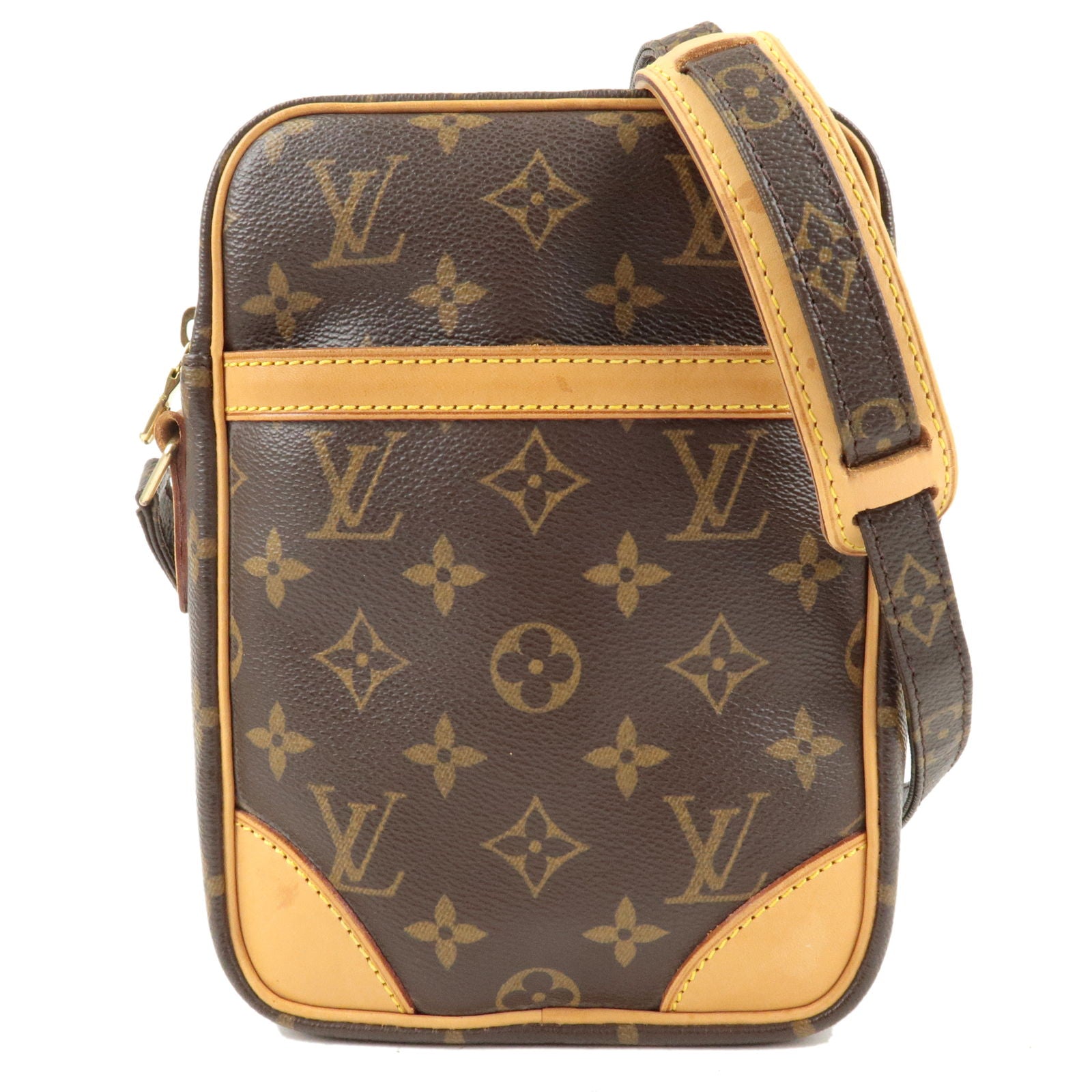 LOUIS VUITTON LV Danube Monogram Canvas Crossbody Bag Brown-US