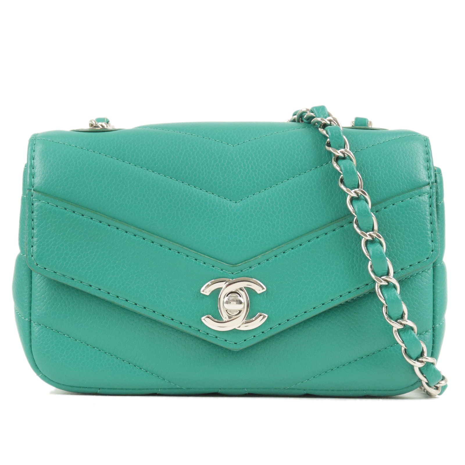 Chanel Pre-owned 1992 CC Stitch Key Pouch