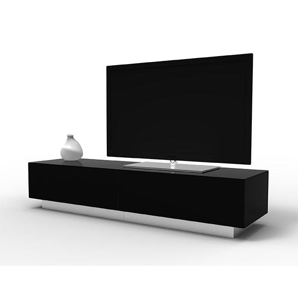 Alphason Element 1700 High Gloss Black Tv Cabinet Av4home