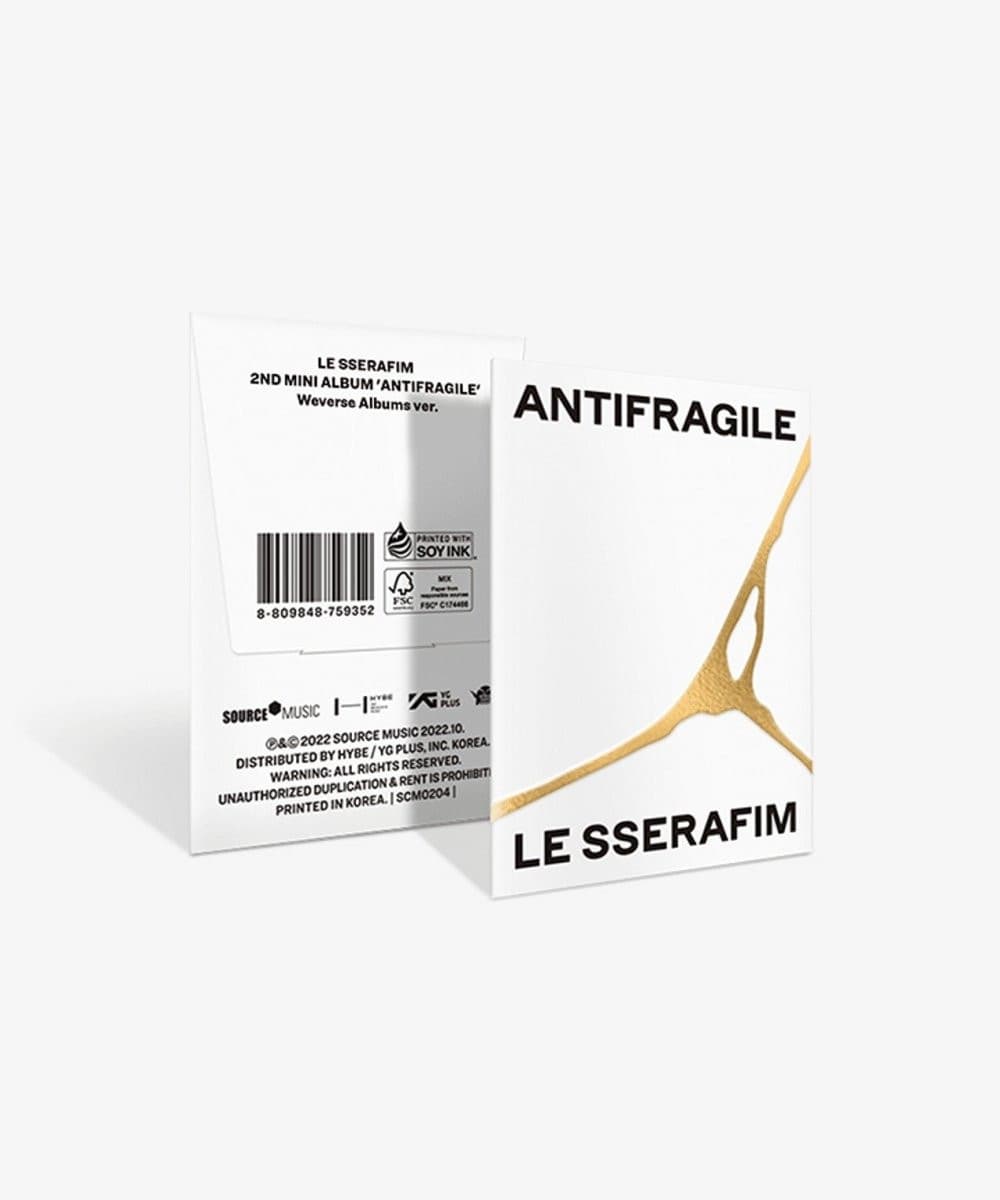 LE SSERAFIM ウンチェ ANTIFRAGILE Weverse トレカ | hartwellspremium.com