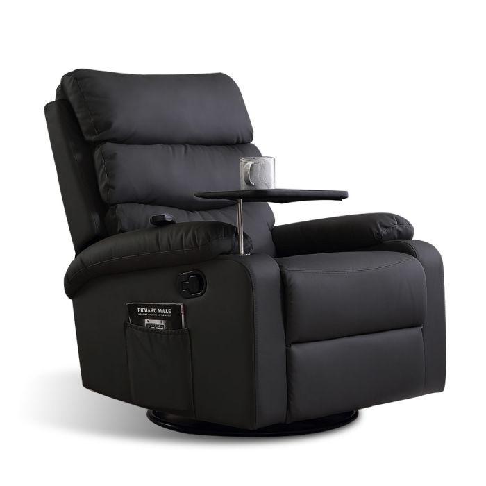 faux leather heated massage chair