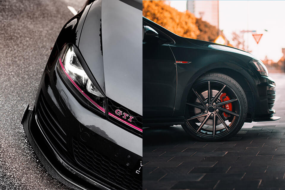 VWGTIII: Volkswagen MK7 GTI Splitter Set | Flow Designs Australia