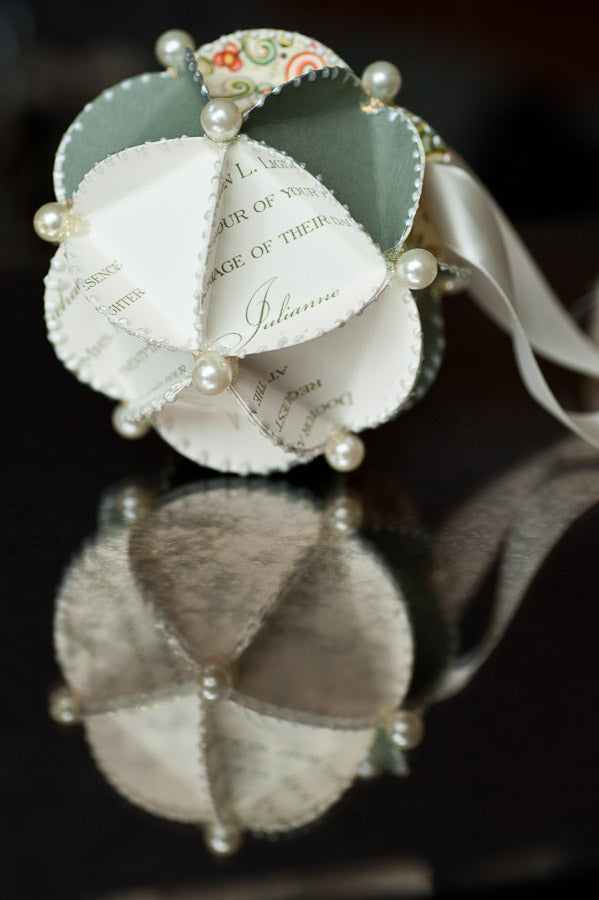 wedding invitation christmas ornament