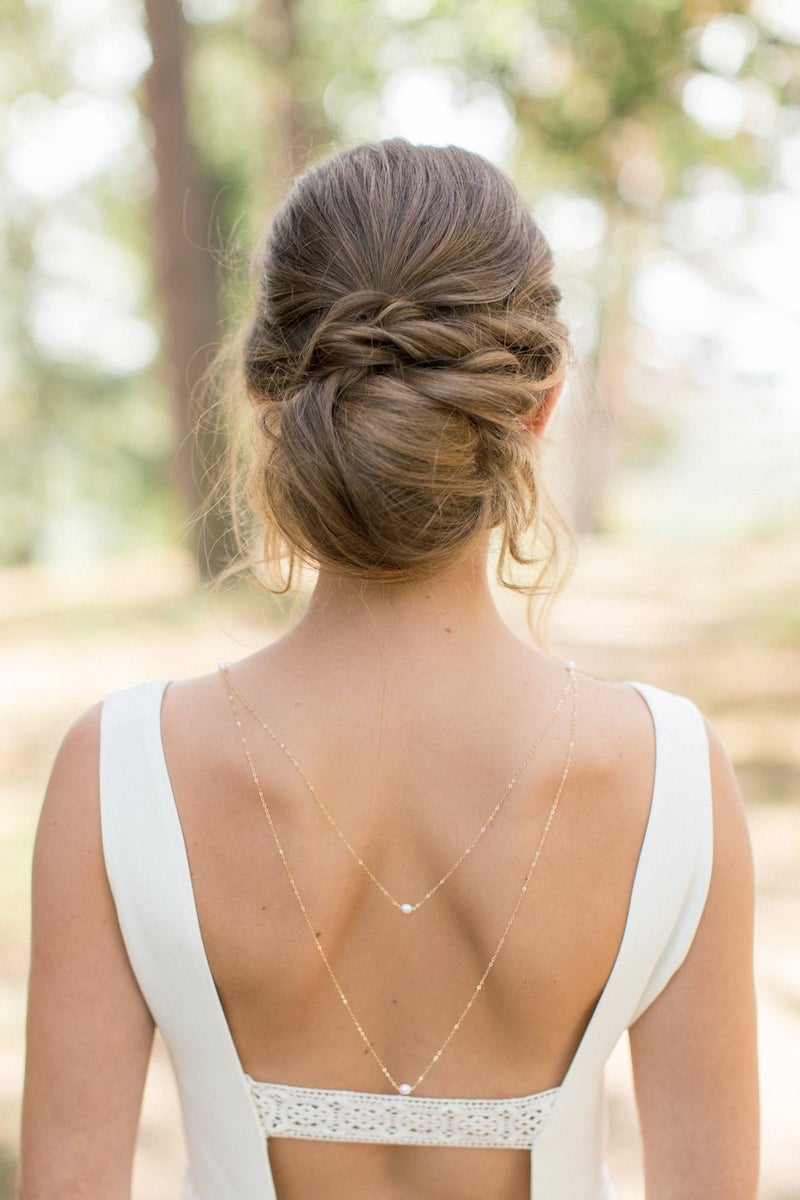 Back Necklace for Bride