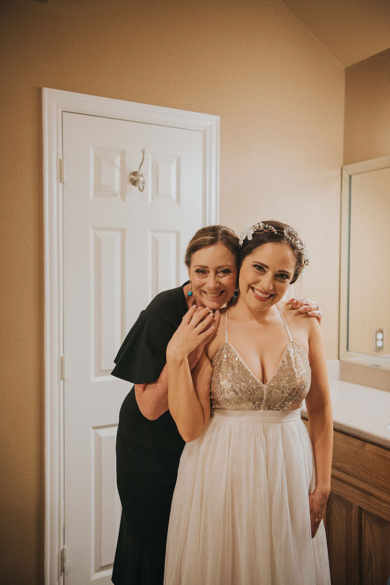 Bride and Mom