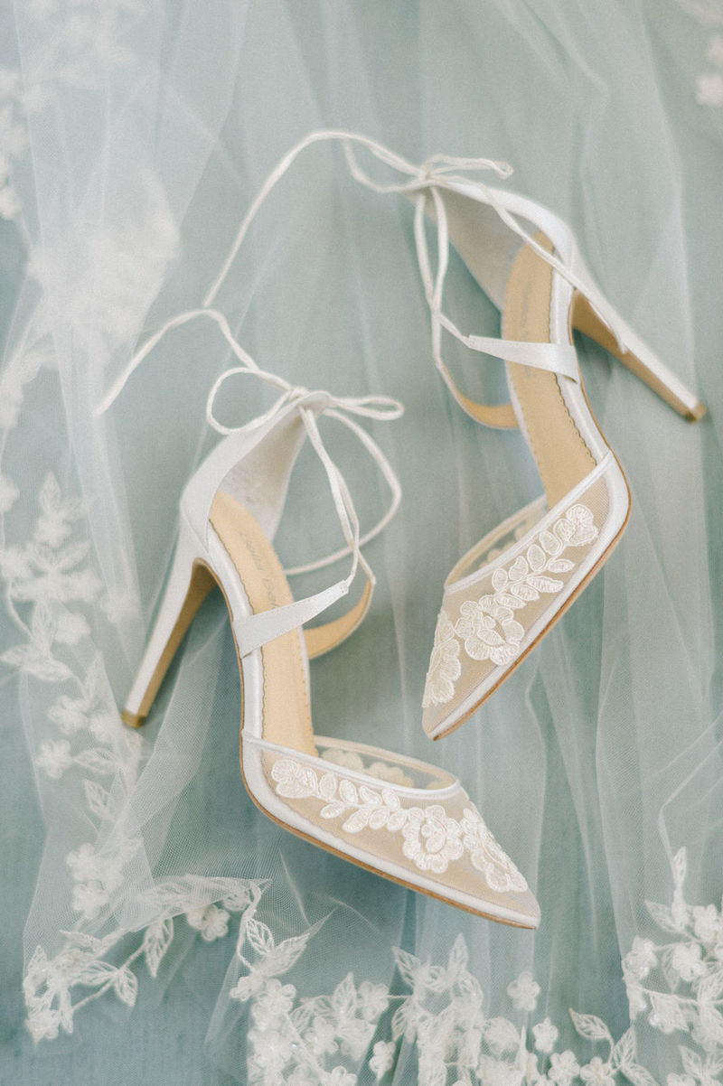 Bride Veil and Shoes