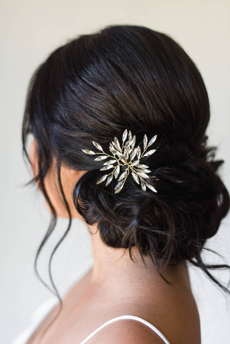 Crystal Branch Hair Pins