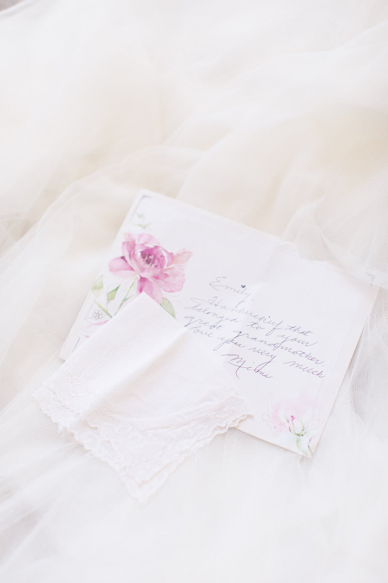 Custom Wedding Handkerchief