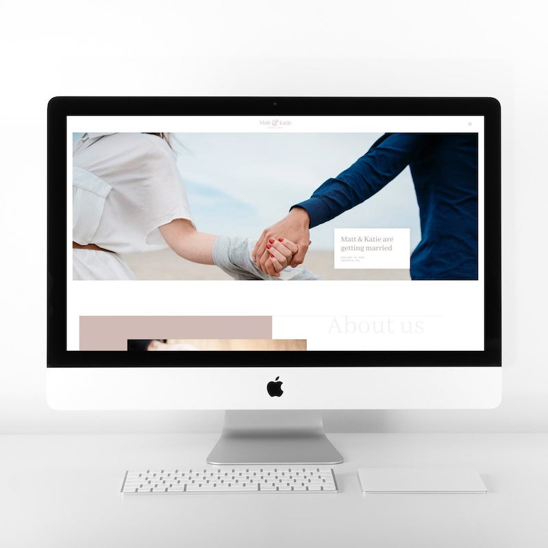 Custom Wedding Website Package