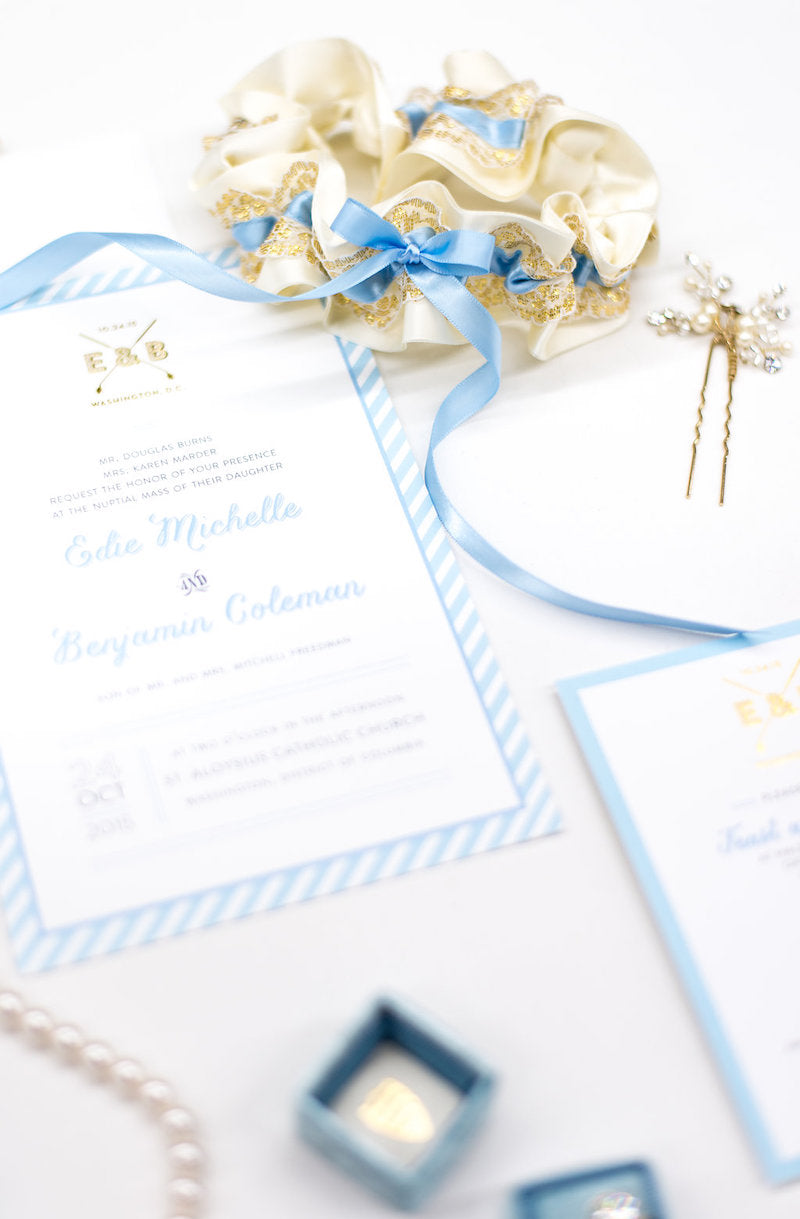 something blue bridal accessories