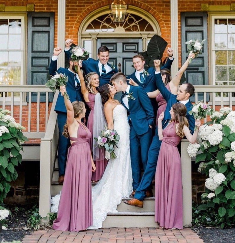 Dusty Rose Bridesmaid Dress