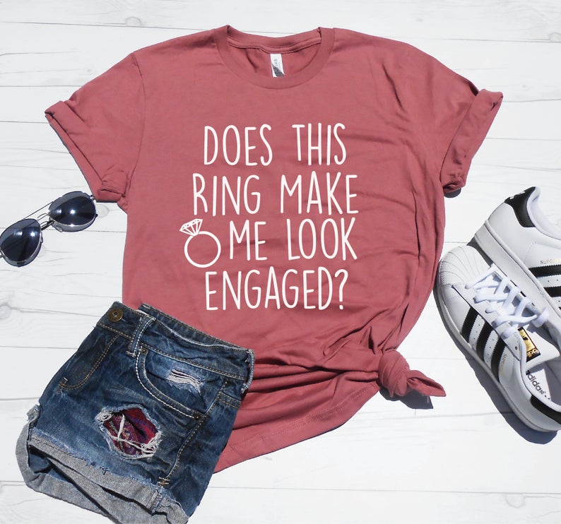 Engagement Ring Shirt Wedding Engagement Shirt for the Bride