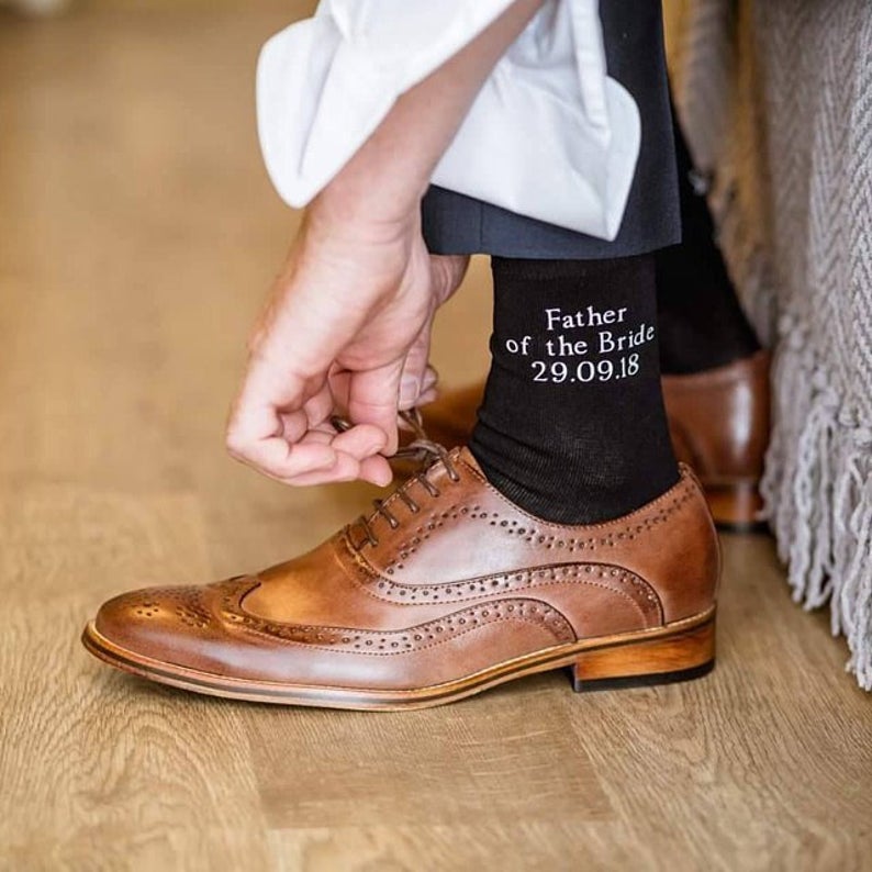 father of the bride socks