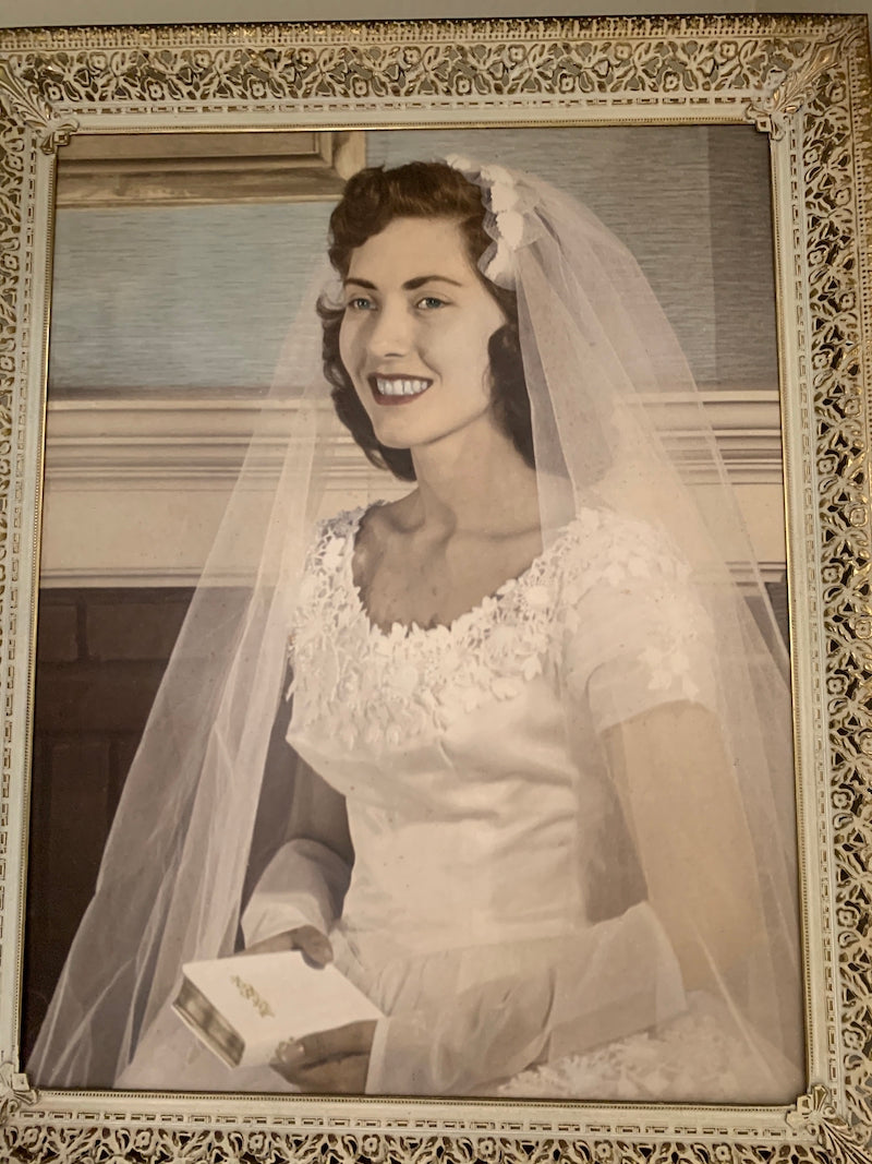 grandmother wedding dress 1956