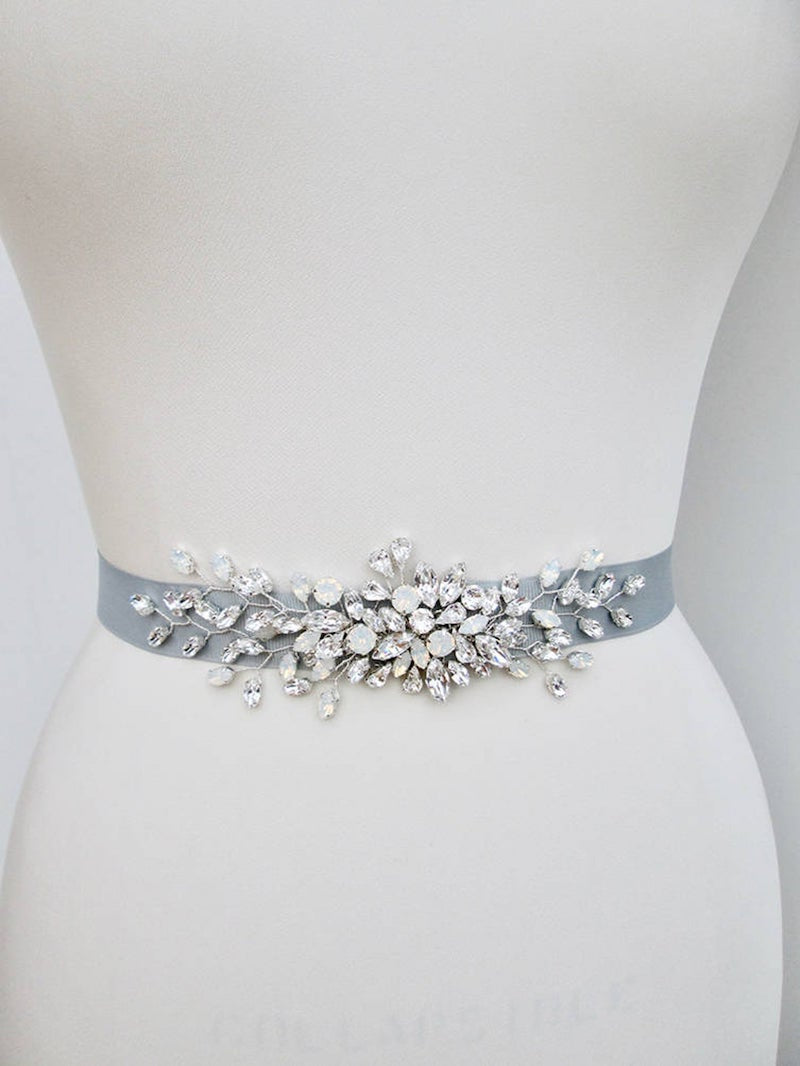 Gray Bridal Belt