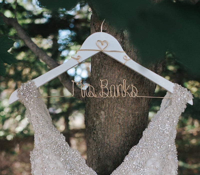 Mrs Wedding Dress Hanger