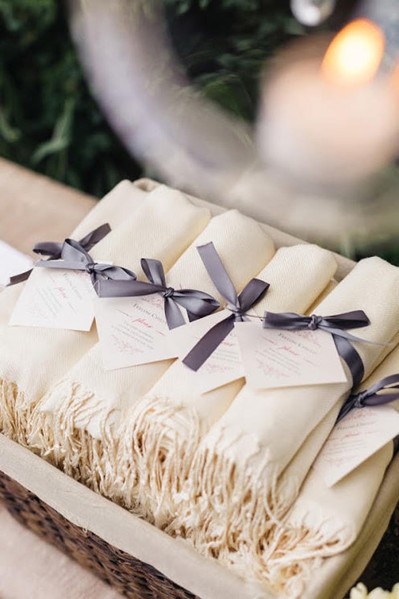 Pashmina Wedding Favor for Small Wedding