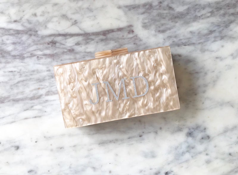 Personalized Acrylic Clutch