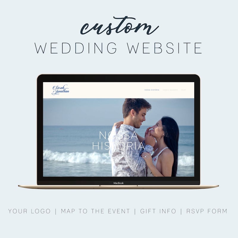 Personalized Wedding Website