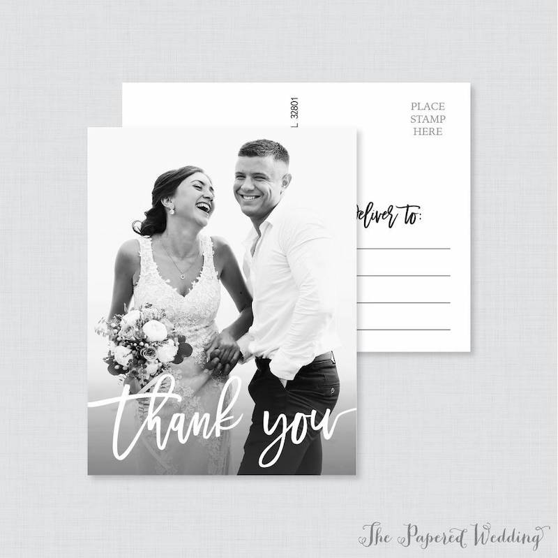 printable customizable wedding thank you cards