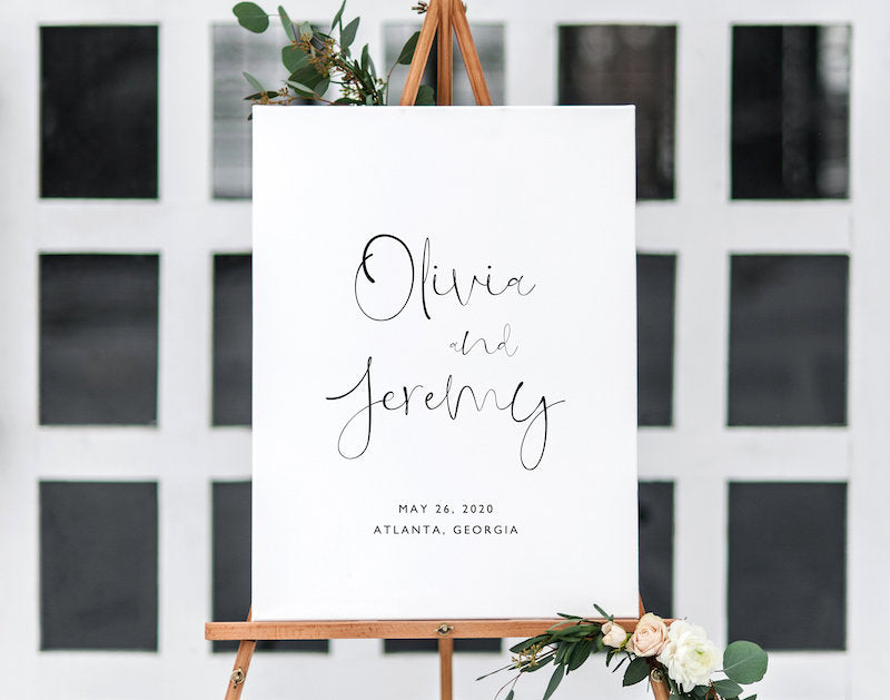 Printable Wedding Welcome Sign Download