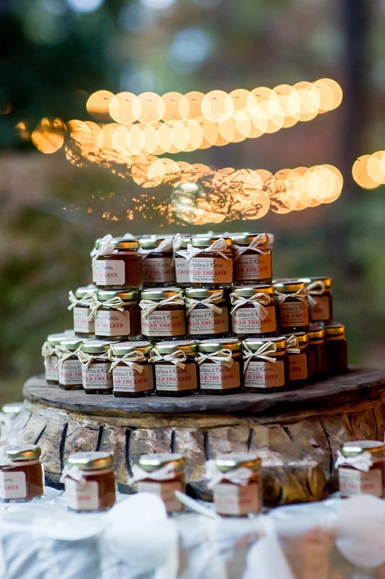 Rustic Fall Wedding Favors Jam