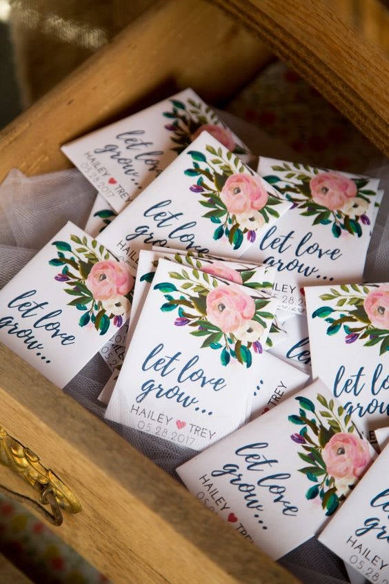 Seed Packet Wedding Favor