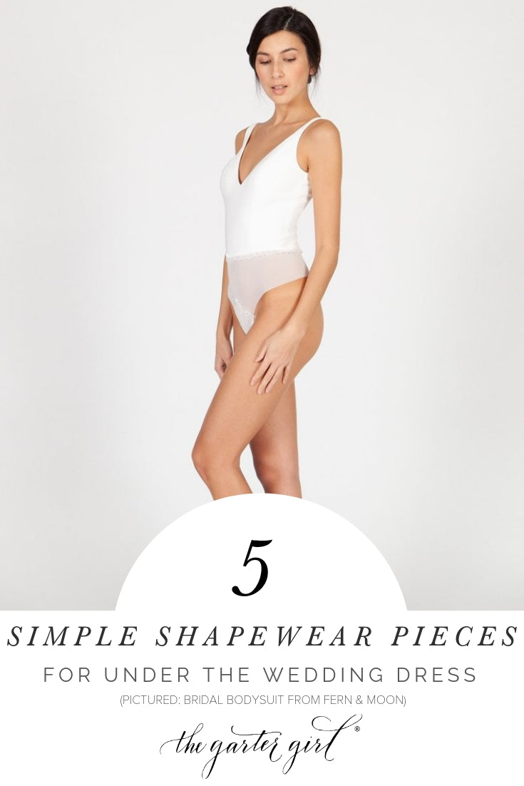 simple shape wear pieces for under the wedding dress 
