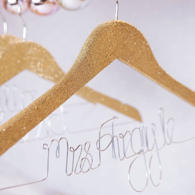 Sparkle Wedding Dress Hanger