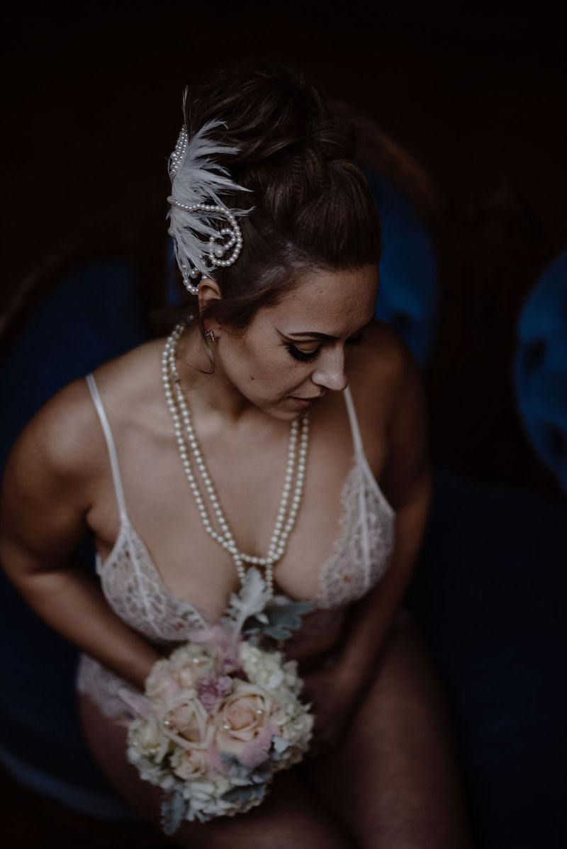 White Swan Lake Inspired Bridal Boudoir