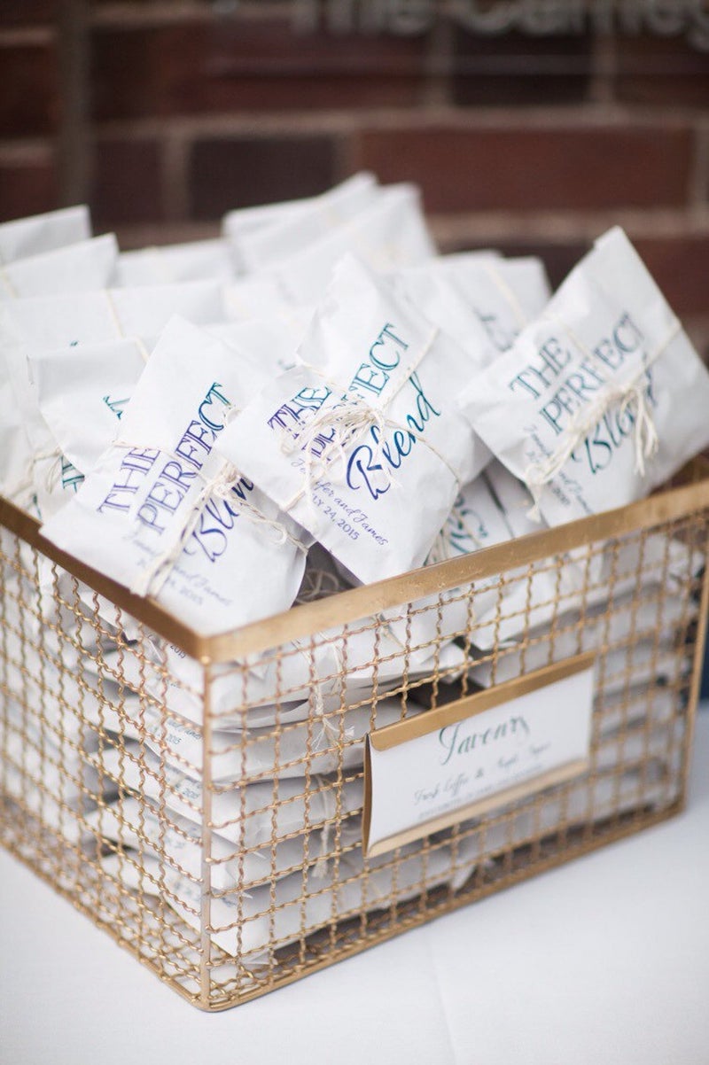 The Perfect Blend Coffee Wedding Favors