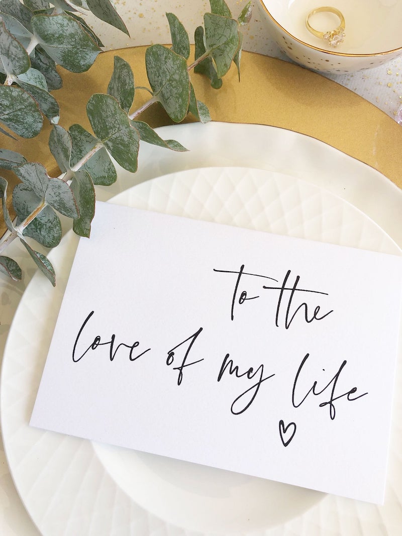 To The Love of My Life Card Wedding Day Card